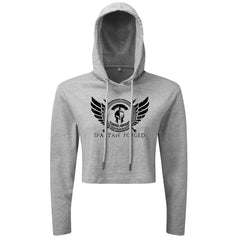 Spartan Forged Chest Emblem - Spartan Forged - Cropped Hoodie