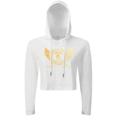 Spartan Forged Chest Emblem Gold - Spartan Forged - Cropped Hoodie