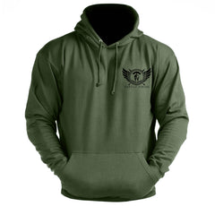 Spartan Wings - Spartan Forged - Gym Hoodie