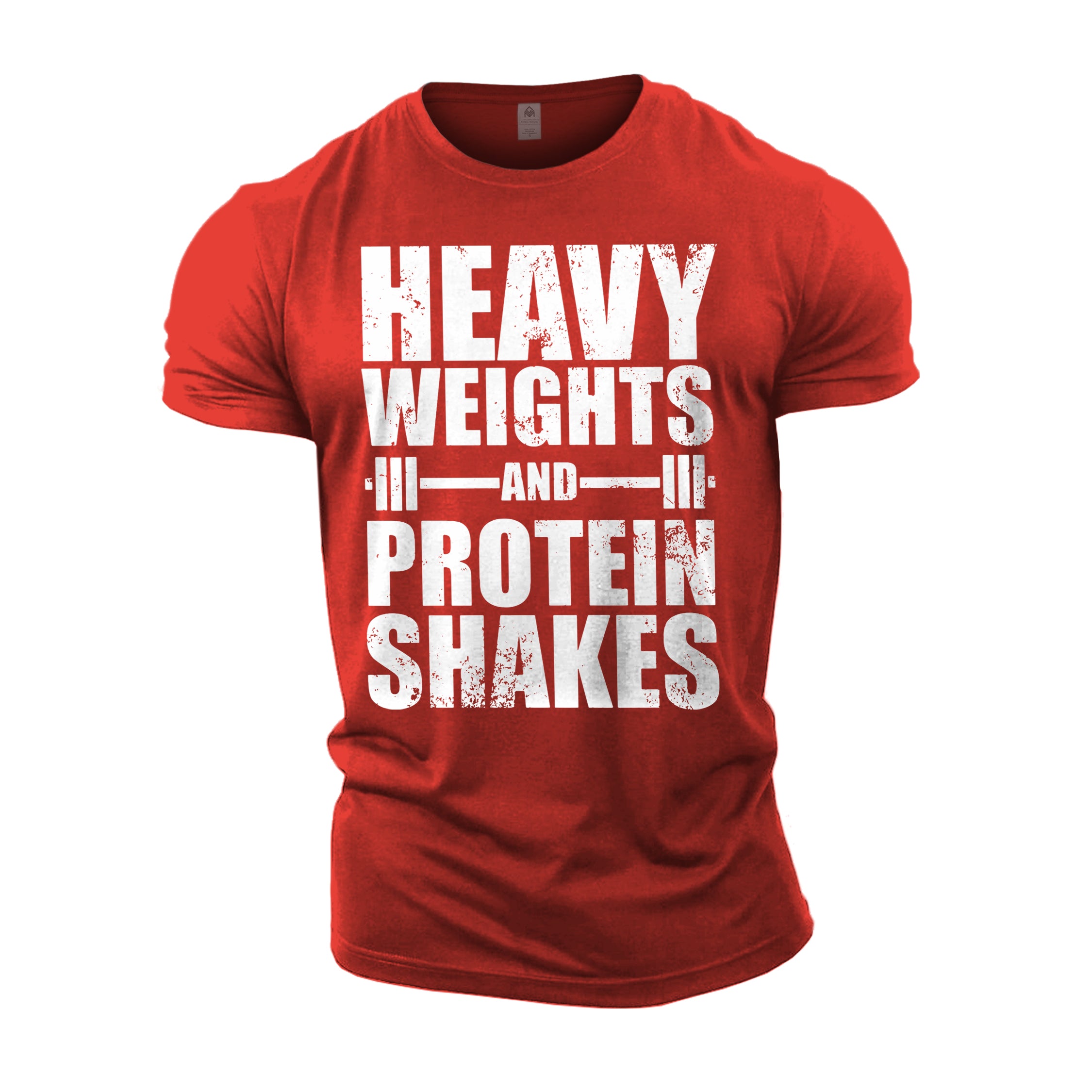 Heavy Weights and Protein Shakes - Gym T-Shirt