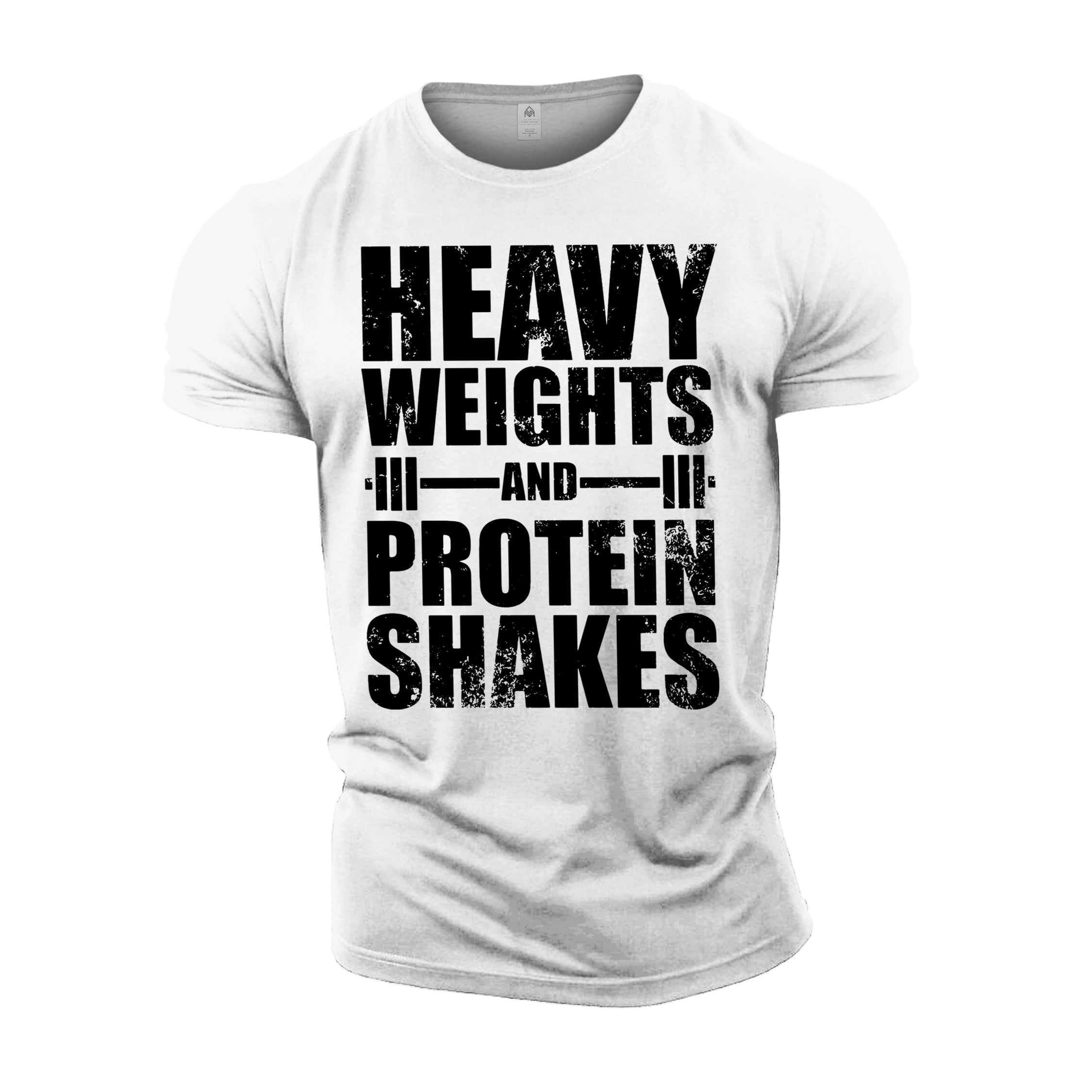 Heavy Weights and Protein Shakes - Gym T-Shirt