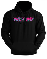Retro Chest Day - Gym Hoodie