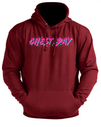Retro Chest Day - Gym Hoodie