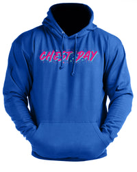 Retro Chest Day - Gym Hoodie