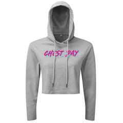 Retro Chest Day - Cropped Hoodie