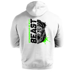 Strongman Beast Green - Gym Hoodie