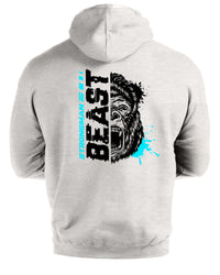 Strongman Beast Blue - Gym Hoodie