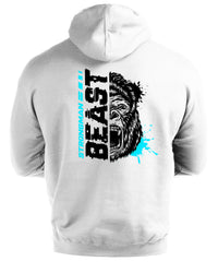 Strongman Beast Blue - Gym Hoodie