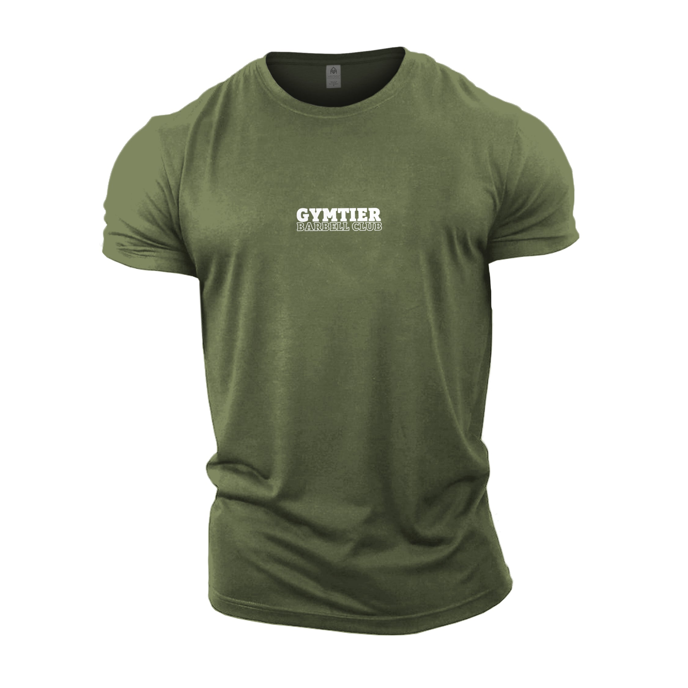 Gymtier Barbell Club - Live To Train - Gym T-Shirt