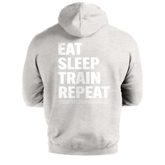 Gymtier Barbell Club - Eat Sleep Train - Gym Hoodie