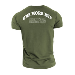 Gymtier Barbell Club - One More Rep - Gym T-Shirt