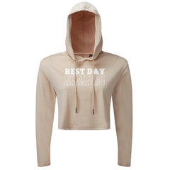 Gymtier Barbell Club - Rest Day - Cropped Hoodie