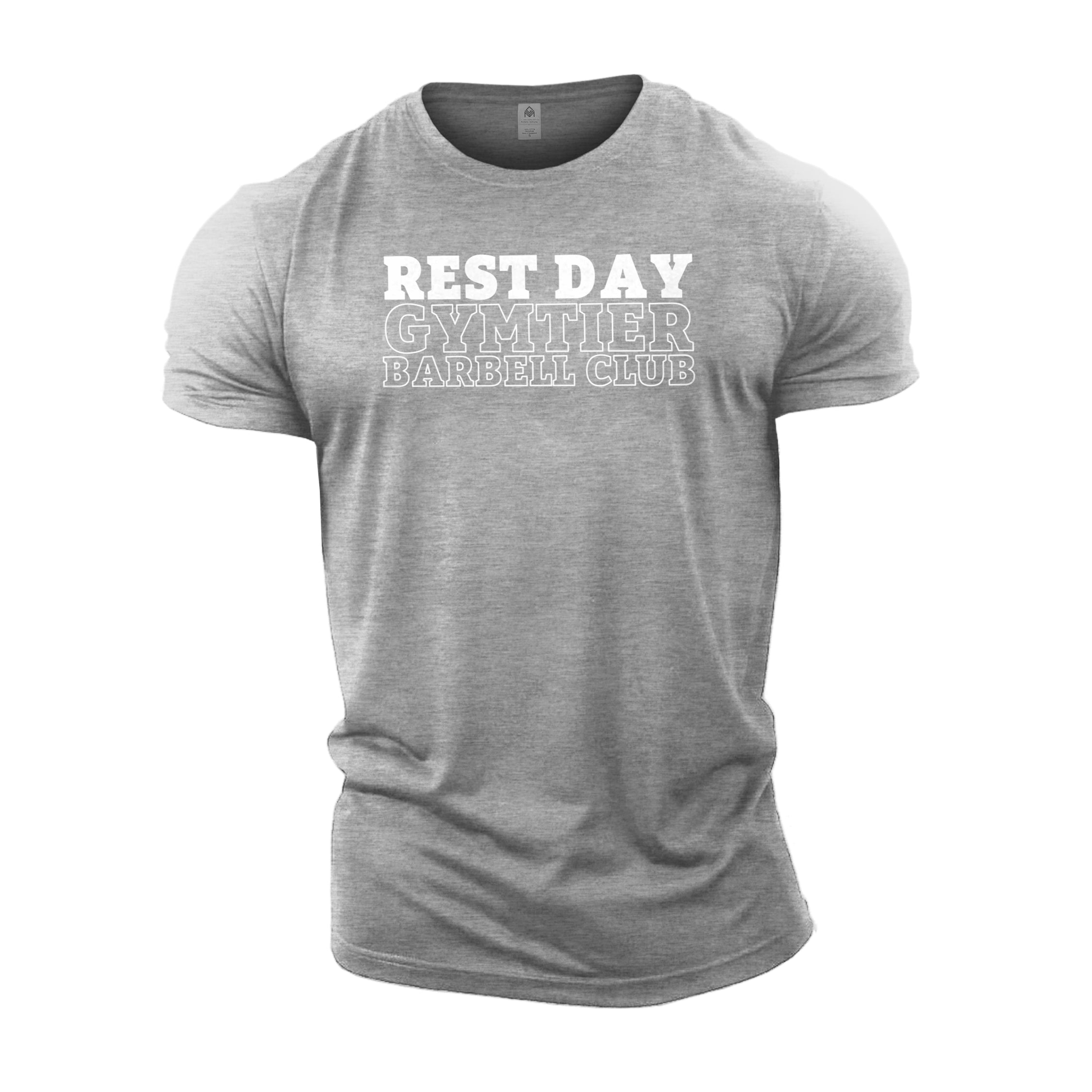 Gymtier Barbell Club - Rest Day - Gym T-Shirt