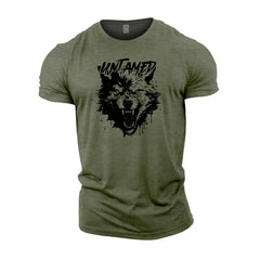 Untamed Wolf Black - Gym T-Shirt