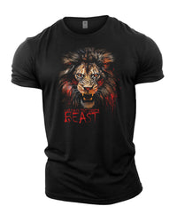 Release The Inner Beast Lion - Gym T-Shirt