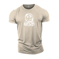 Rise And Grind Smiley - Gym T-Shirt