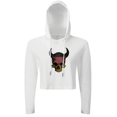 Devil Skull DE - Cropped Hoodie